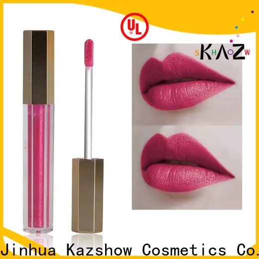 Kazshow long lasting long lasting lip gloss environmental protection for business