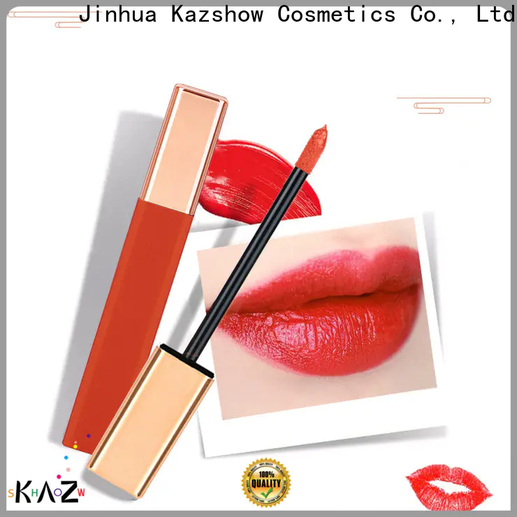 Kazshow non-stick red lip gloss environmental protection for lip makeup