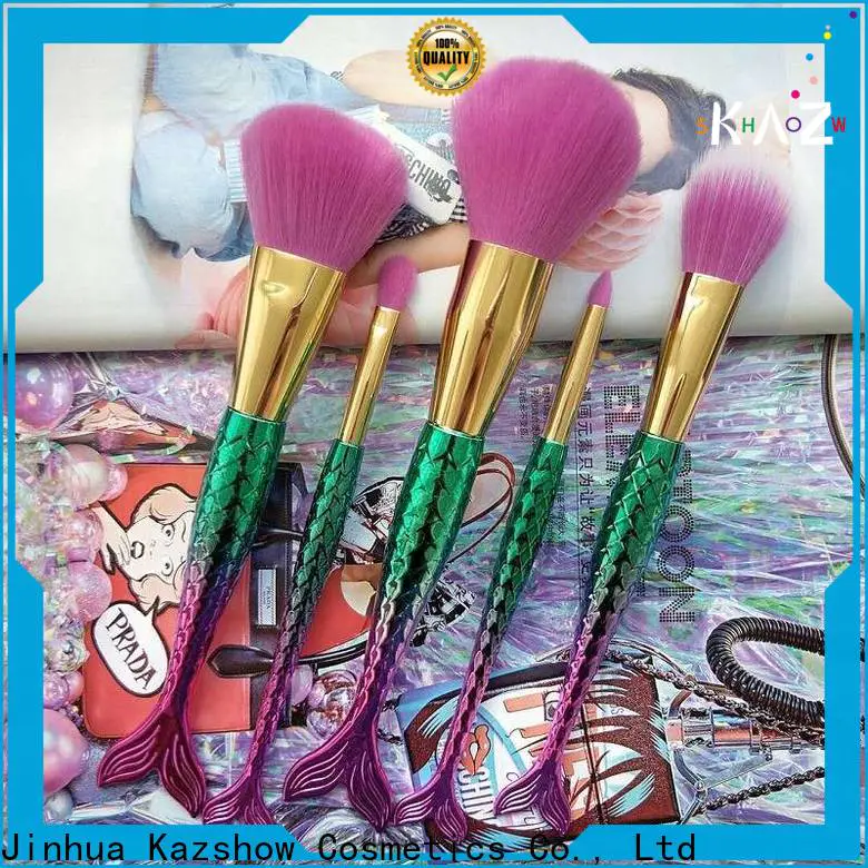 Kazshow best makeup brush set china wholesale website for face makeup