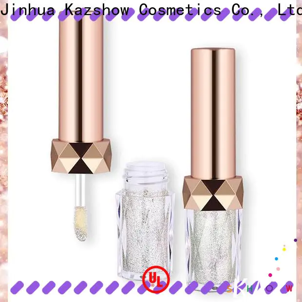 Kazshow long lasting liquid glitter eyeshadow factory price for beauty