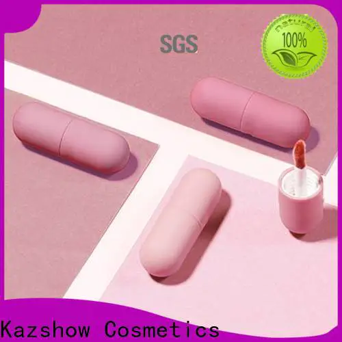 Kazshow sparkly shiny lip gloss environmental protection for lip
