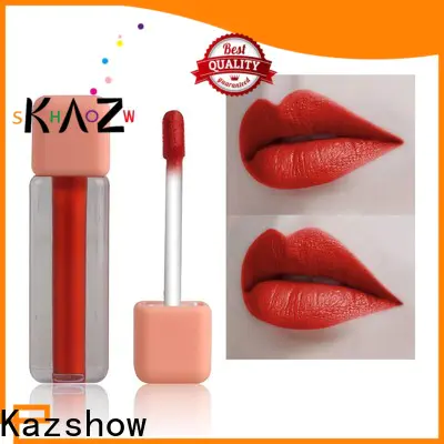 Kazshow non-stick matte lip gloss environmental protection for lip