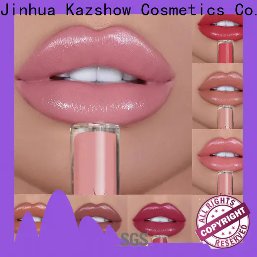 Kazshow long lasting colorful lip gloss environmental protection for business