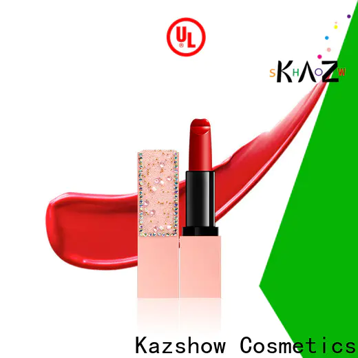Kazshow unique design orange red lipstick wholesale products to sell for lipstick