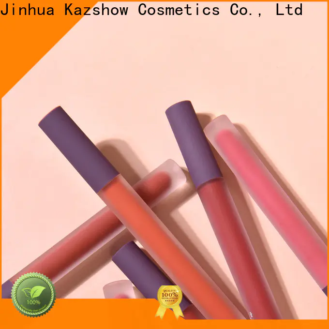 Kazshow moisturizing colorful lip gloss advanced technology for lip