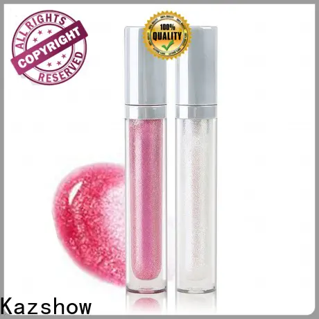 Kazshow sparkly lip plumper lip gloss environmental protection for lip