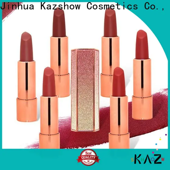 Kazshow fashion orange red lipstick from China for lipstick