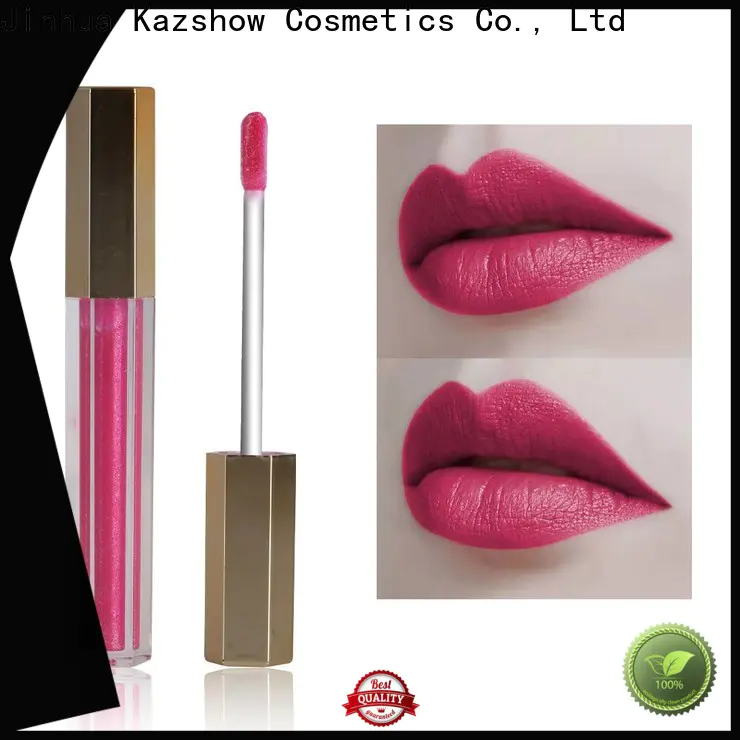 Kazshow red lip gloss environmental protection for lip