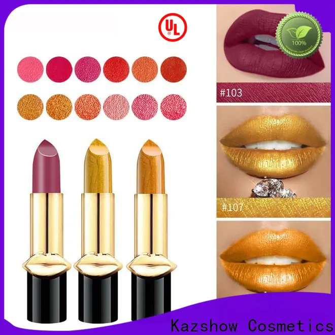 Kazshow unique design most popular lipstick from China for women