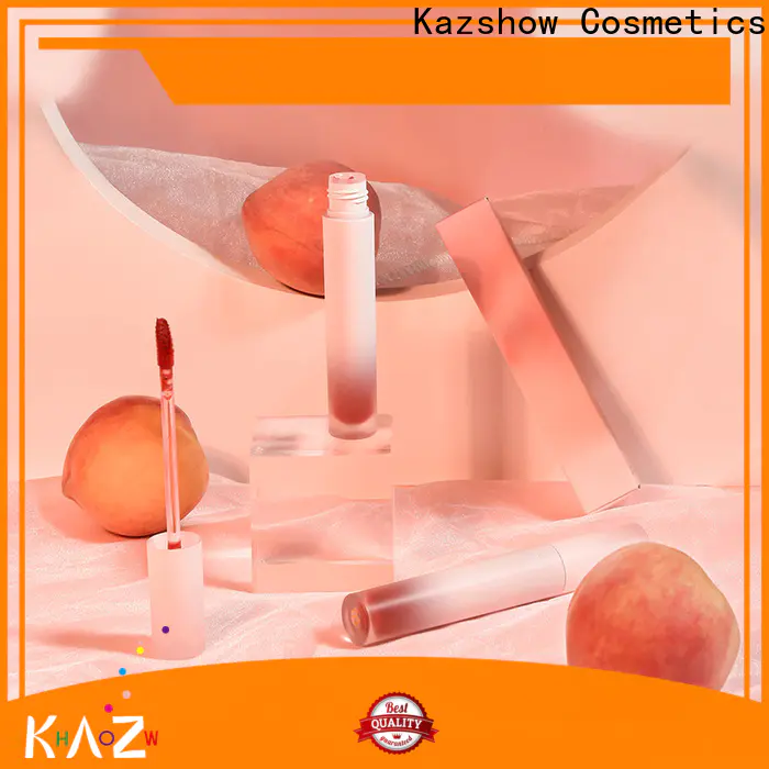 Kazshow long lasting sparkle lip gloss advanced technology for lip