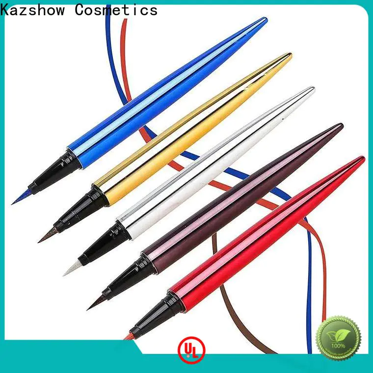 Kazshow black eyeliner pencil china factory for eyes makeup