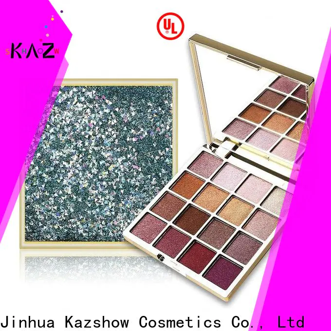 Kazshow various colors most popular eyeshadow palettes china products online for eyes makeup