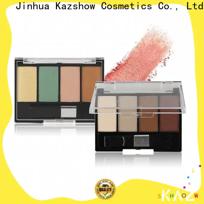 Kazshow glitter good eyeshadow palettes cheap wholesale for women