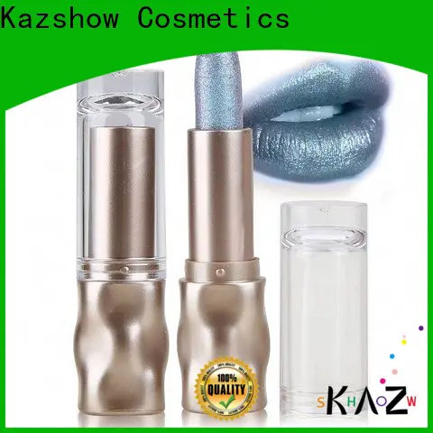 Kazshow unique design luxury lipstick from China for lips makeup