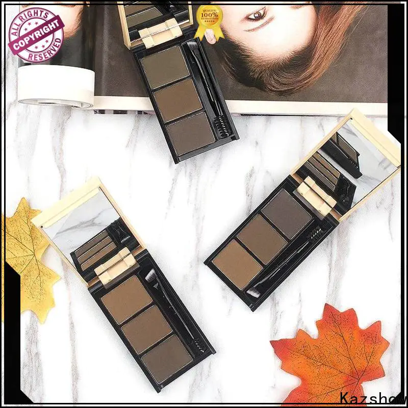 Kazshow Anti-smudge eyebrow filler powder wholesale products to sell for young ladies