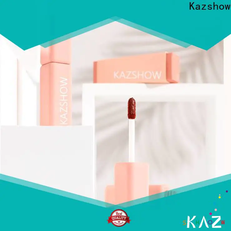 Kazshow non-stick pink lip gloss environmental protection for business