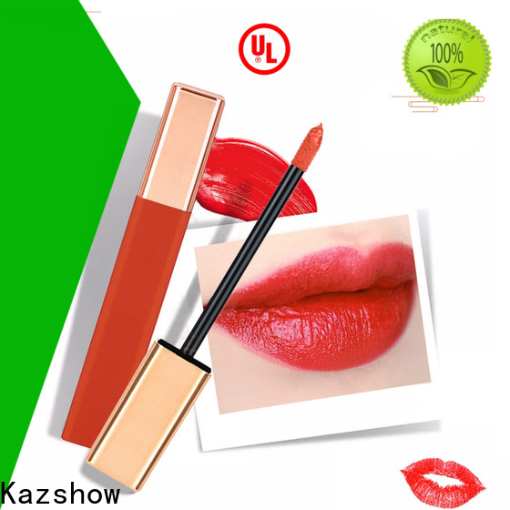 Kazshow long lasting natural lip gloss advanced technology for business