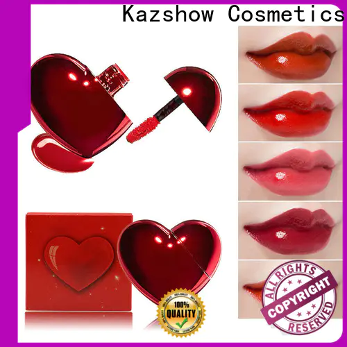Kazshow non-stick colorful lip gloss advanced technology for lip