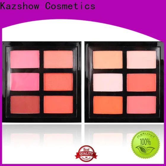 Kazshow popular shimmer blush personalized for face makeup