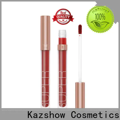 Kazshow moisturizing colorful lip gloss advanced technology for business