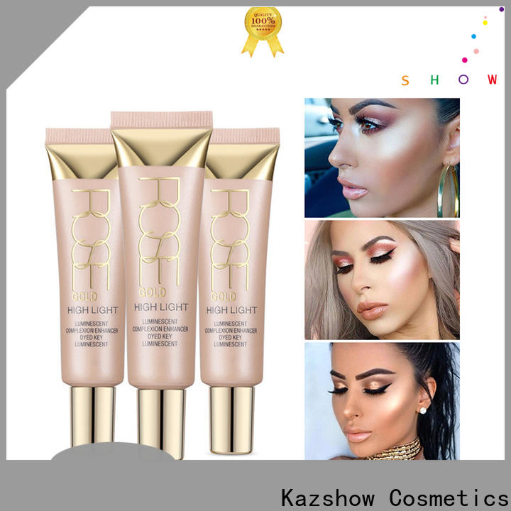 Kazshow waterproof best powder highlighter directly price for young women