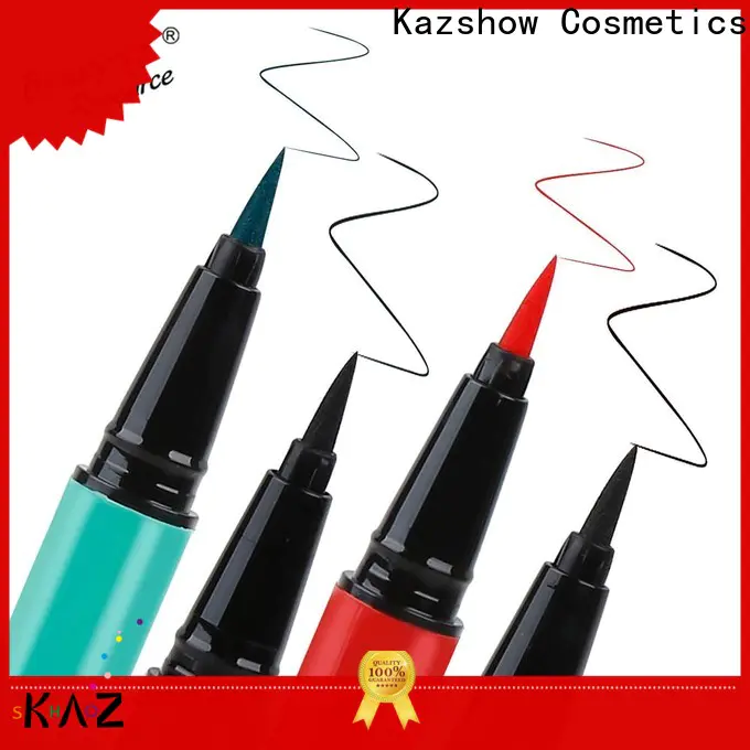 Kazshow glitter eyetex eyeliner pen factory for makeup