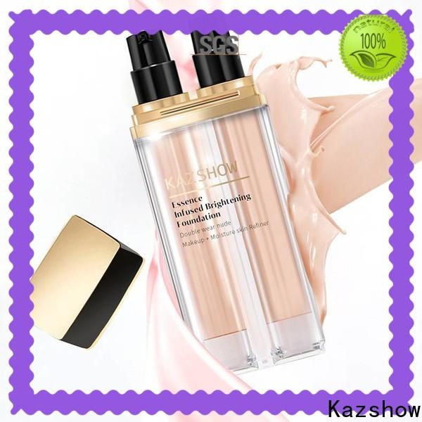 Kazshow waterproof best full coverage foundation drugstore 2020 factory for face cosmetic