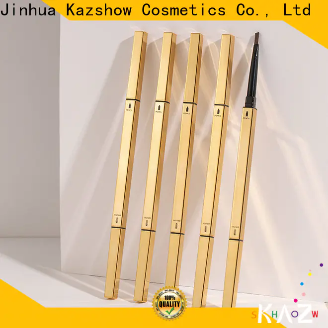 Kazshow double-head artdeco eye brow color pen design for business