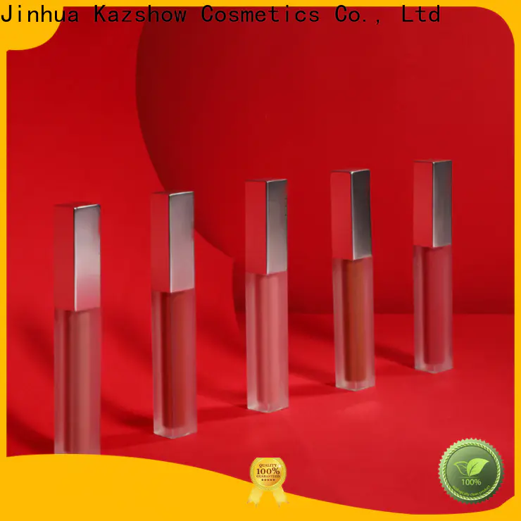 Kazshow long lasting lip gloss formula bulk buy for lip