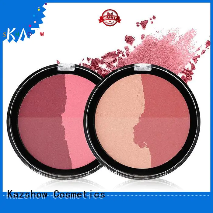 Kazshow fashionable long lasting blush supplier for face makeup
