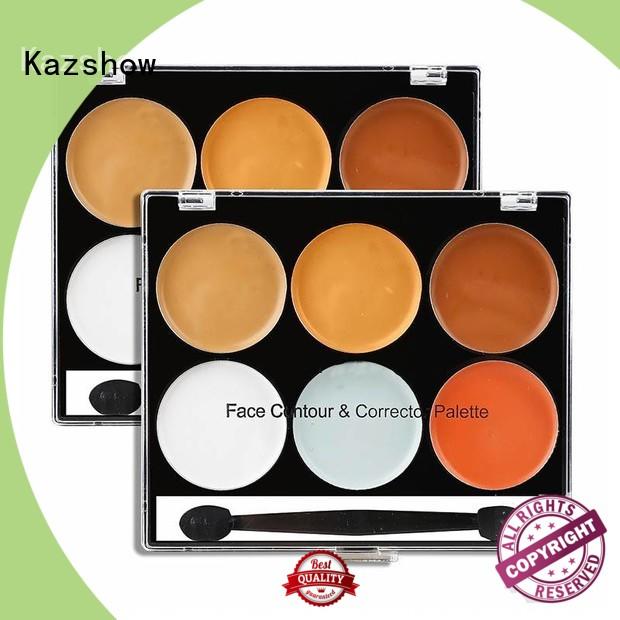 Kazshow waterproof powder concealer palette for face makeup