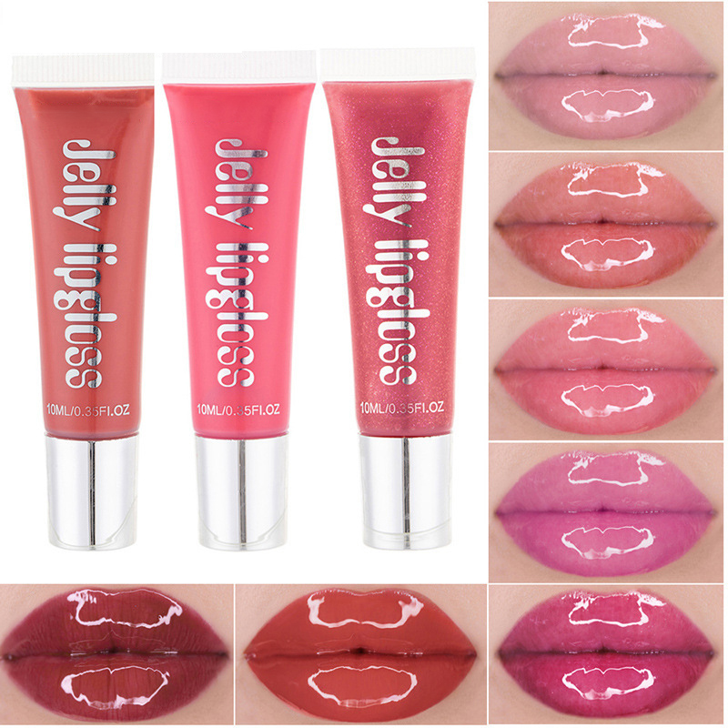 Kazshow light pink lip gloss environmental protection for lip makeup-1