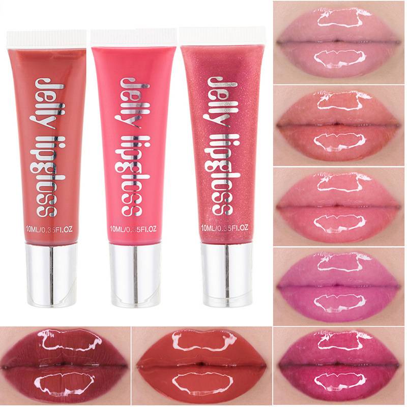Kazshow light pink lip gloss environmental protection for lip makeup-2