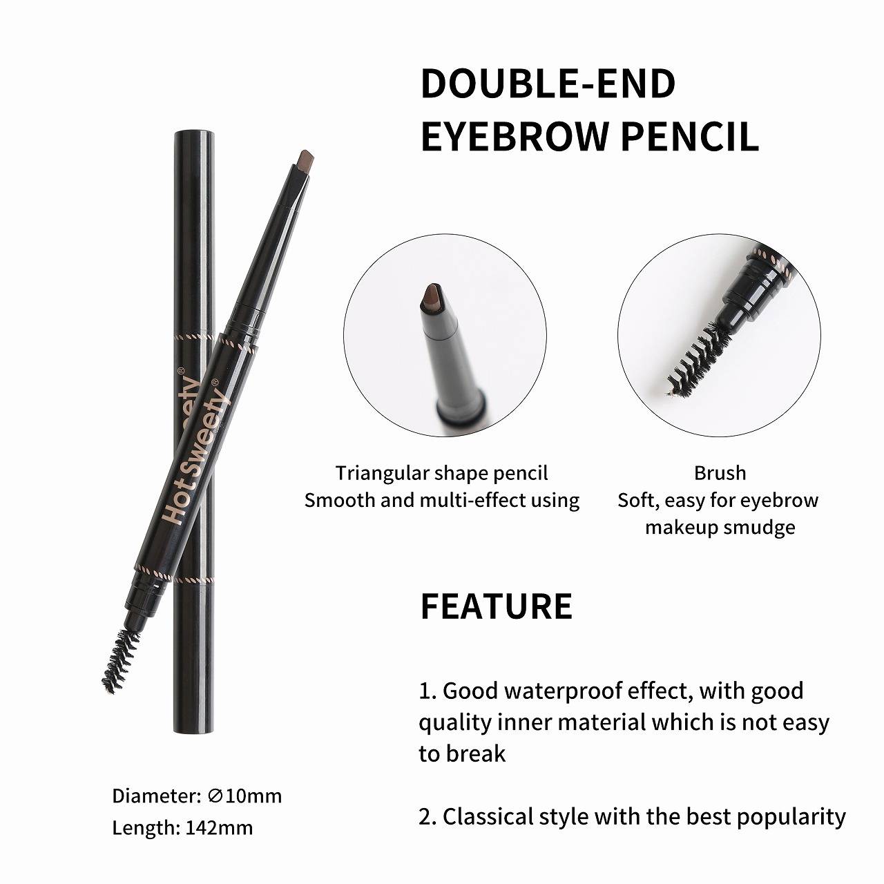 Double-end Eyebrow Pencil YCP21003