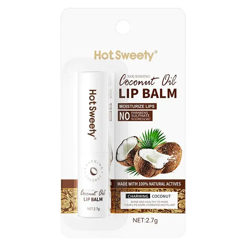Coconut oil Organic vegan lip balm