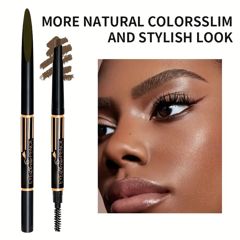 Multi-functional non-smudging waterproof brow pencil
