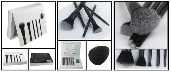 Professional Makeup Brush Set with makeup sponge