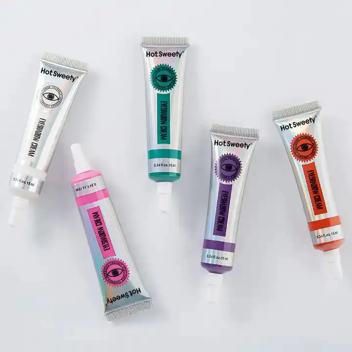 Cosmetic Makeup Waterproof Eyeshadow High Pigment in Soft tube