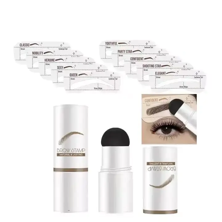 Cream Eyebrow Stamp Stencil One Step Brow Stamp Shaping