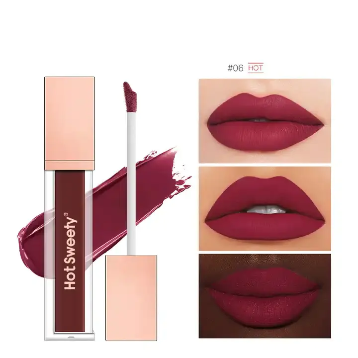 Wholesale Liquid Lipstick High pigment matte lipgloss with brush