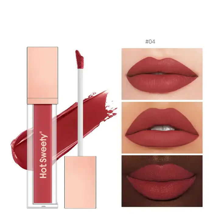Wholesale Liquid Lipstick High pigment matte lipgloss with brush