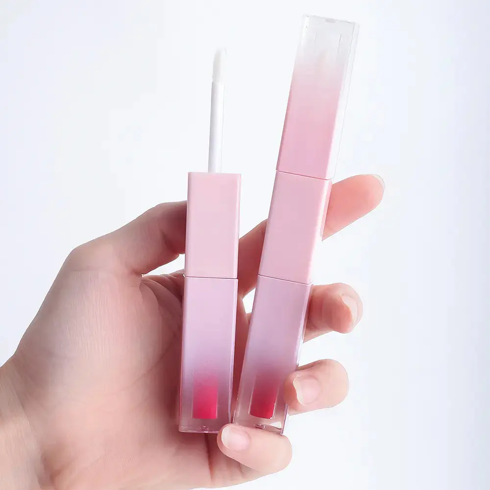 2 in 1 Cosmetics Matte Waterproof Liquid Lipstick with lip Oil set