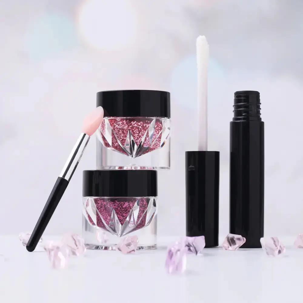 Cosmetic Glitter Loose Powder and bonding glue set