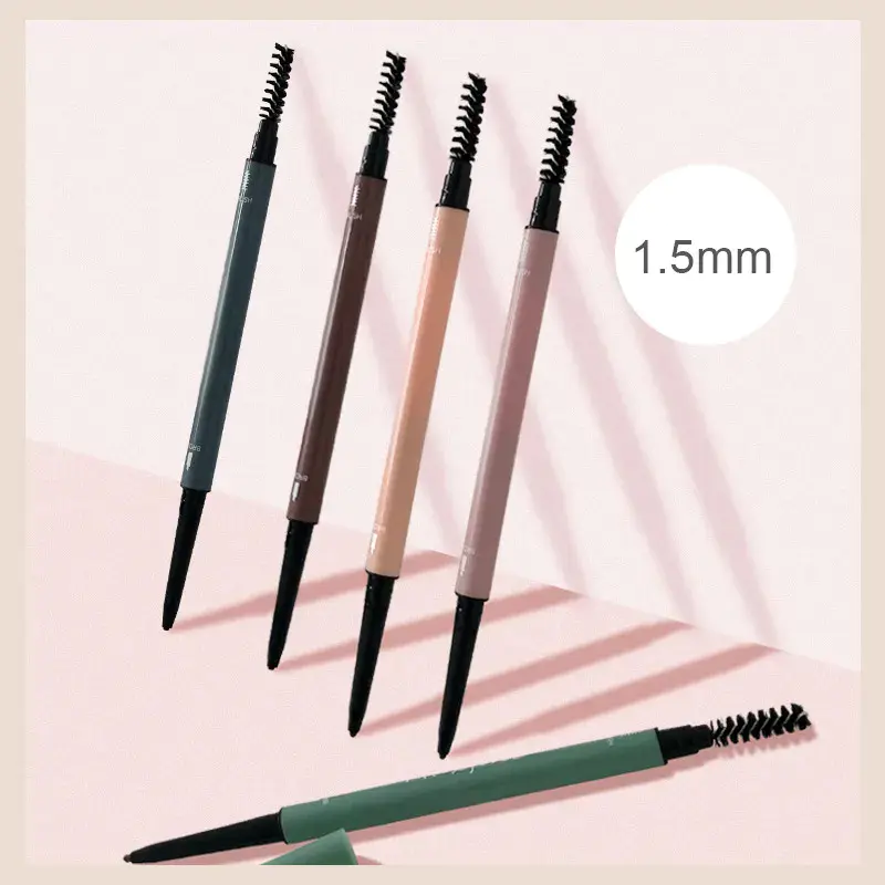 Double End Ultra-fine Eye Brow Pencil with brush