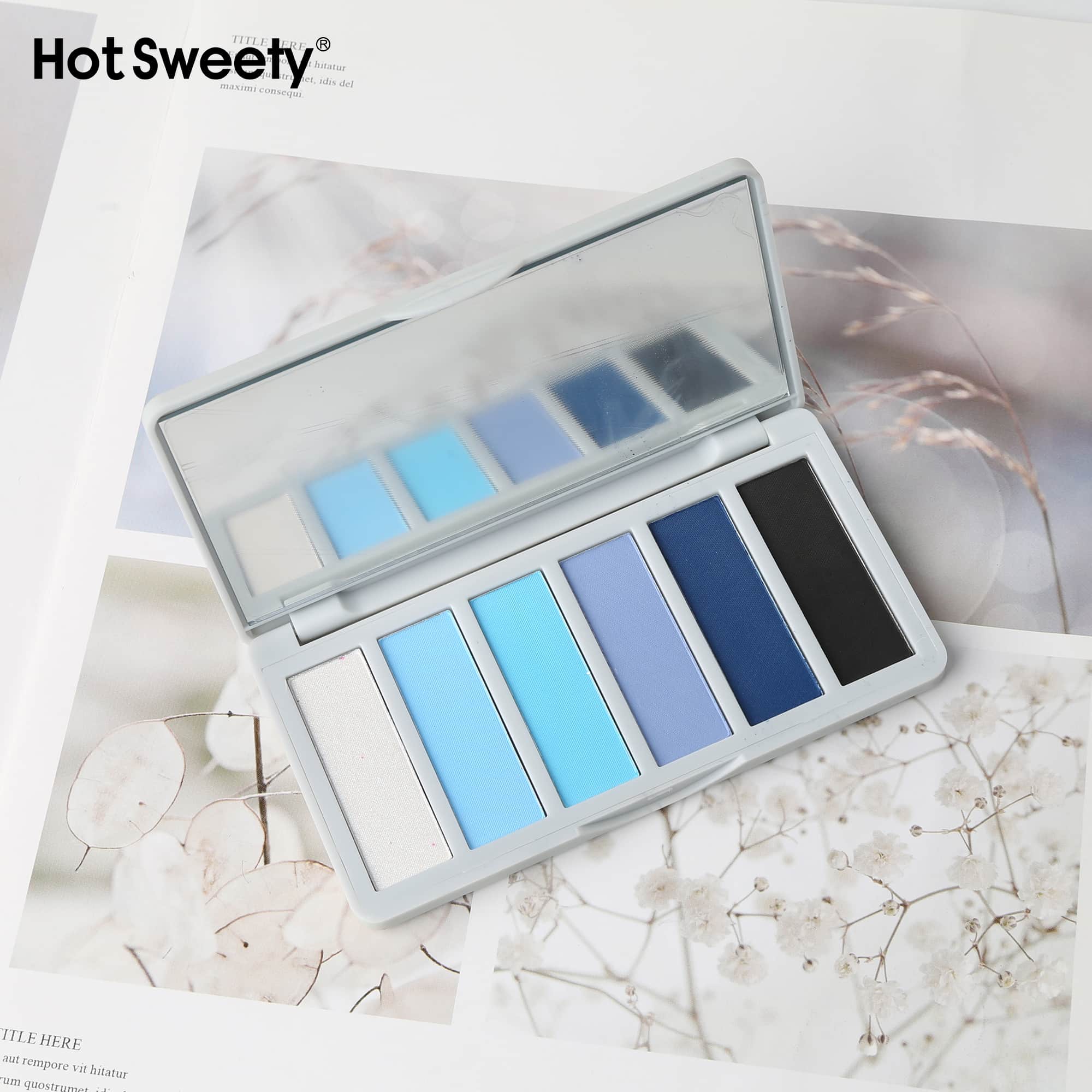 Highly Pigmented Eye Makeup Palette, Matte Shimmer Metallic Eyeshadow Pallet Long Lasting