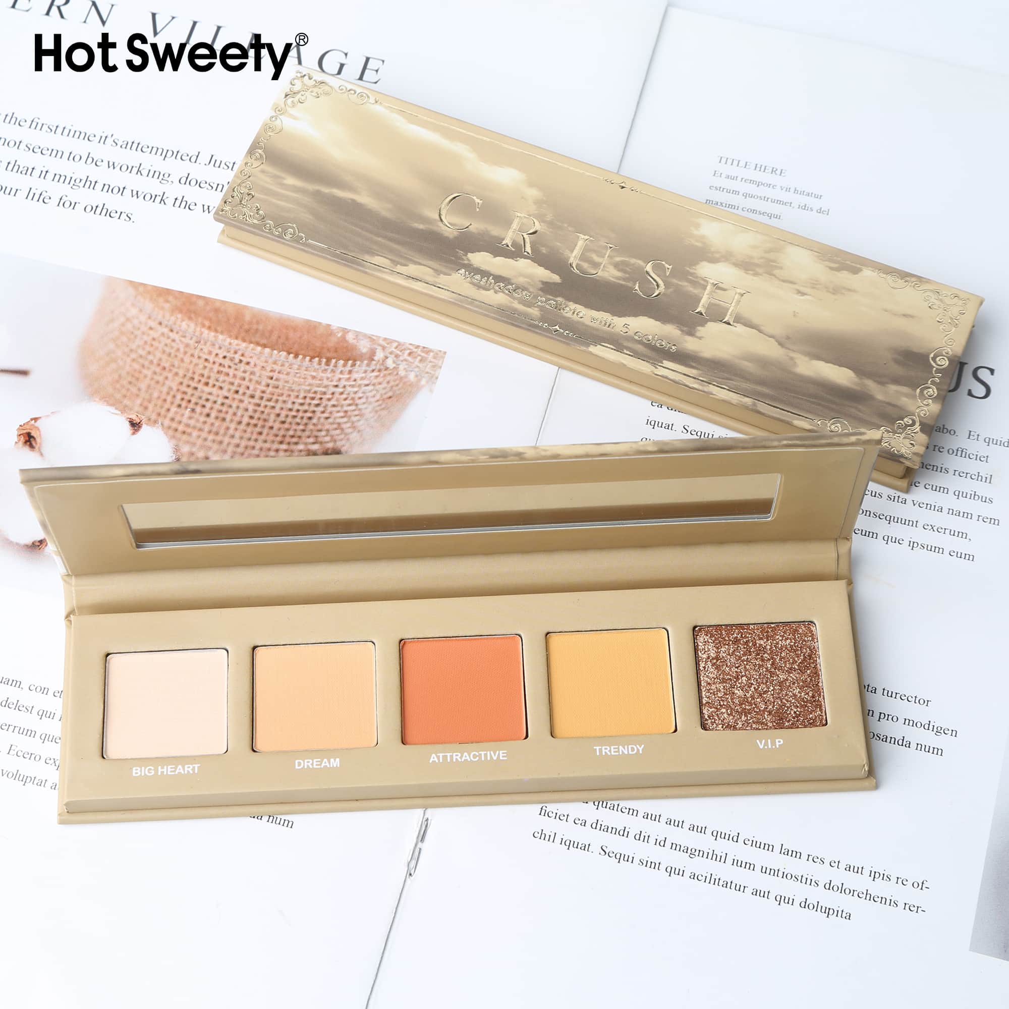 Makeup Nude Colors Eyeshadow Palette Natural Nude Matte Shimmer Glitter Pigment EyeShadow Pallete