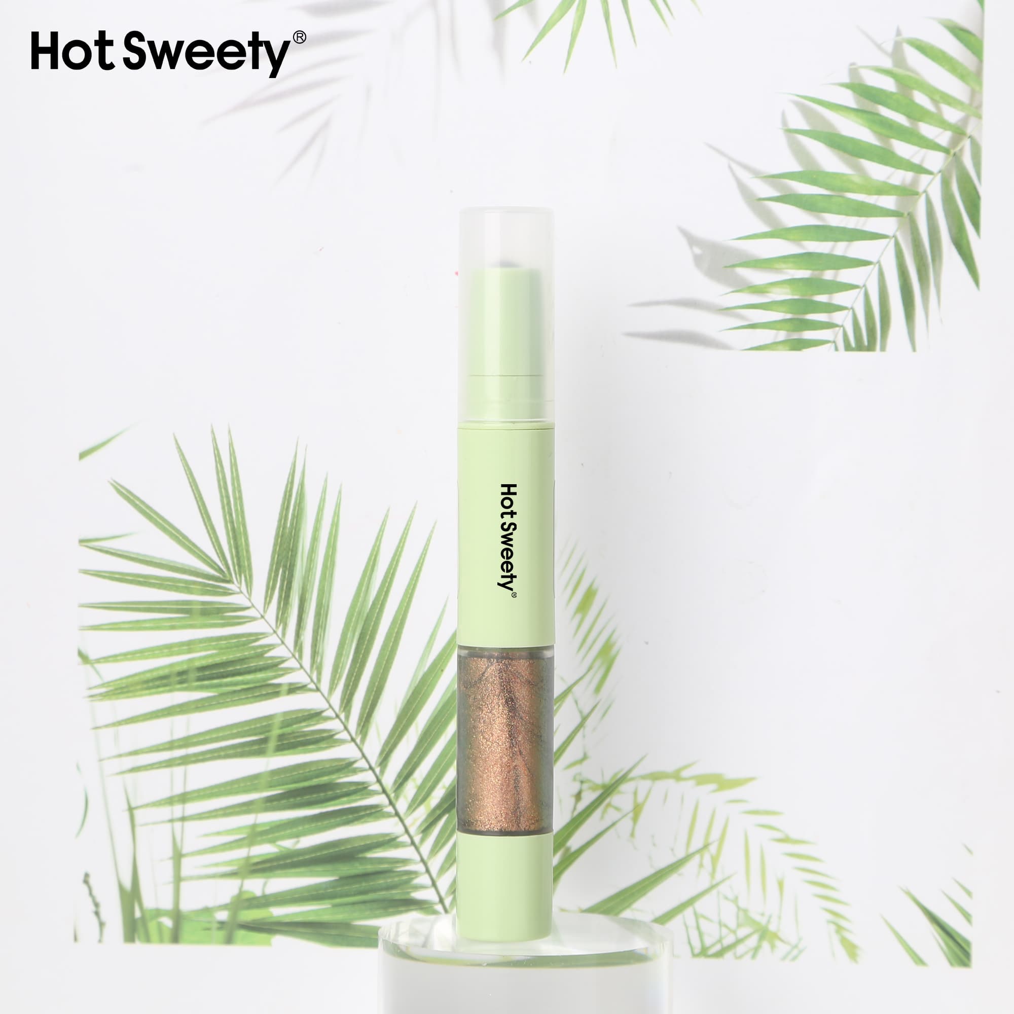 Powder Waterproof Shadow Stick – Champagne Shimmer – Long-Lasting, Crease-Proof