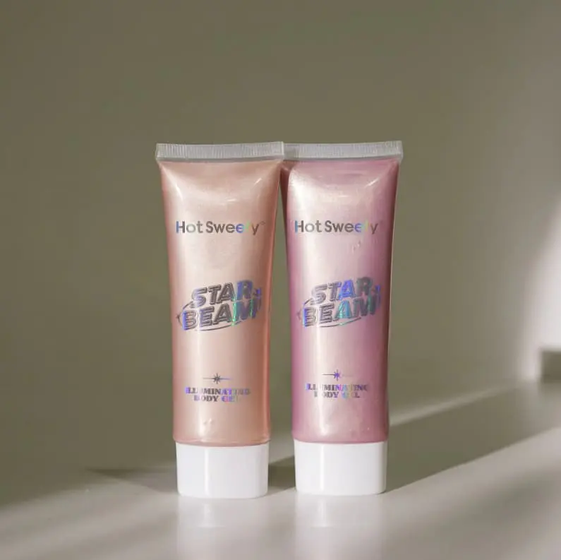 Glowing Liquid Highlighter, Shimmering Body Oil, Non-Sticky Shimmer Liquid Luminizer, Non-Greasy