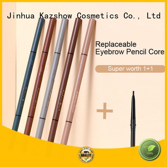 Kazshow Anti-smudge eyebrow gel pen design for eyebrow