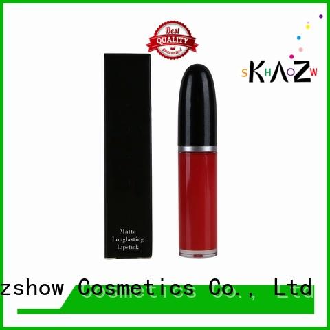 Kazshow long lasting good lip gloss advanced technology for lip makeup